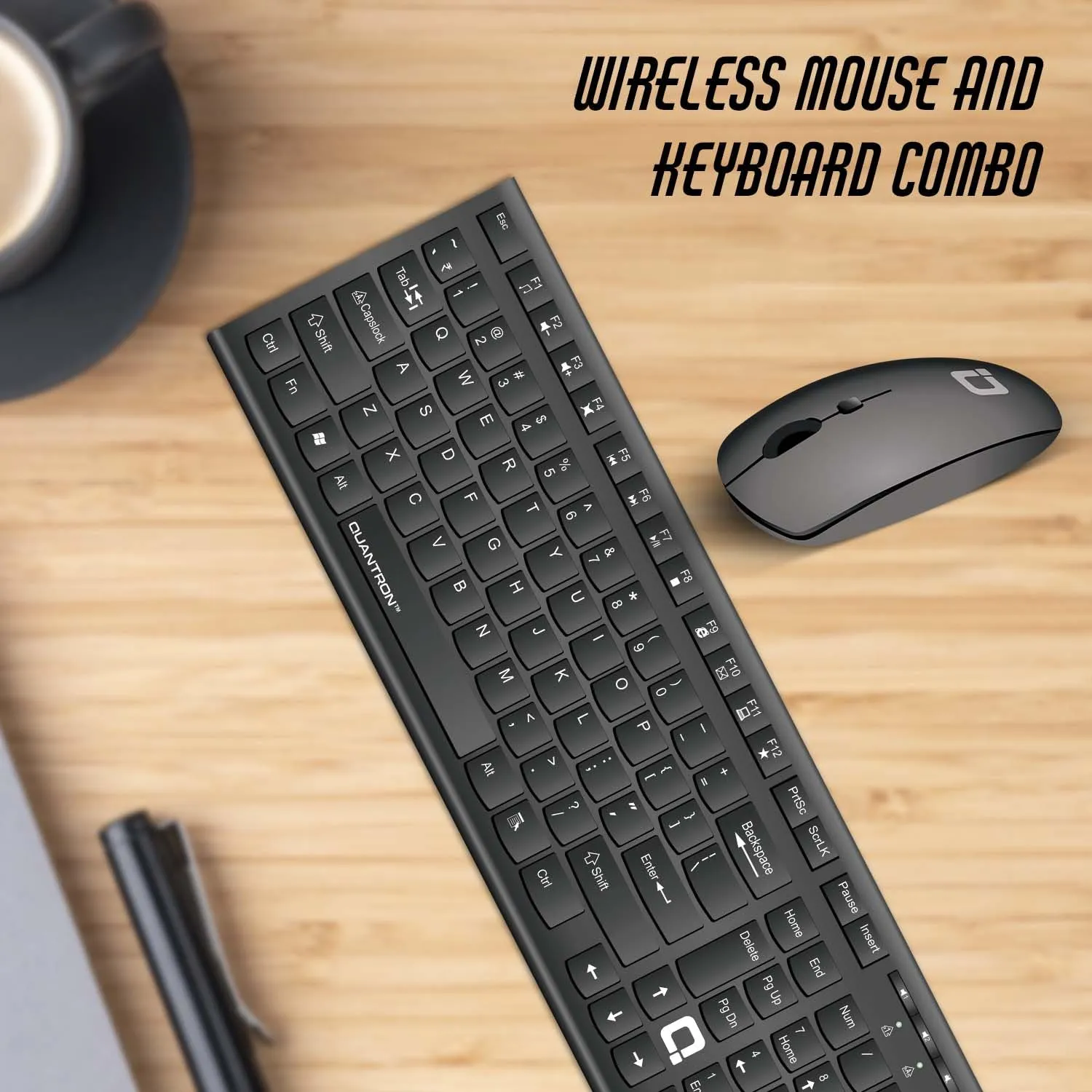 Quantron Wireless Keyboard Mouse Combo QKB-20 view 2